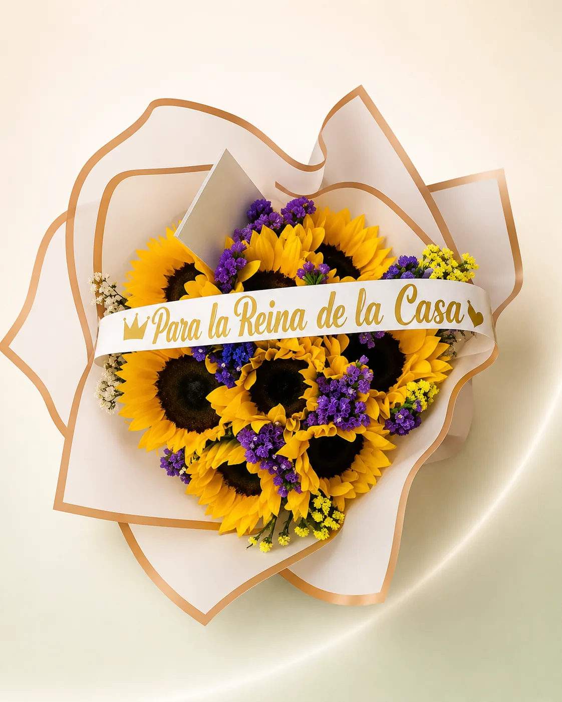 Buchón de girasoles a domicilio Cali para la reina de la casa