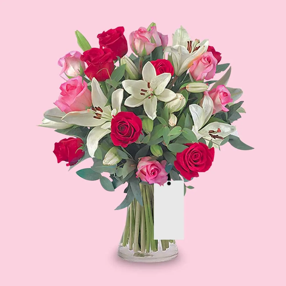 Arreglo floral para cumpleaños en jarrón Cali
